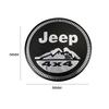 4 Pièces 56mm Emblème de Voiture Cache-Moyeux Centraux de Roue Auto Accessoires Autocollants Pour Jeep Wrangler Renegade Compass Grand Cherokee Patriot