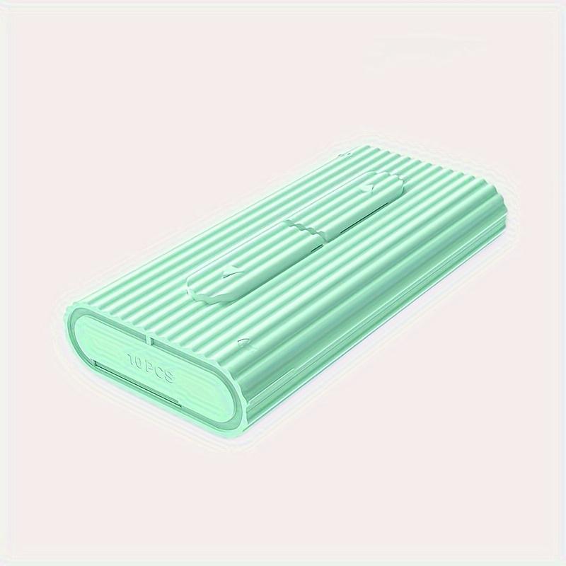 10pcs/box Reusable Dental Floss Stick With Portable Automatic Floss Dispenser Box Toothpick Fine Flosser For Travel