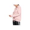 Adidas Originals Cotton Breathable Fashion Versatile Long Sleeve Hooded Sweatshirt Women Sweatshirt Pink EC0782