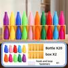 Wooden Color Matching Bottle Game Kids Concentration Training Educational Toy