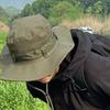 Outdoor Wide Brim Garden Hiking Cap Bucket Hat Sun Hat Neck Flap Cover