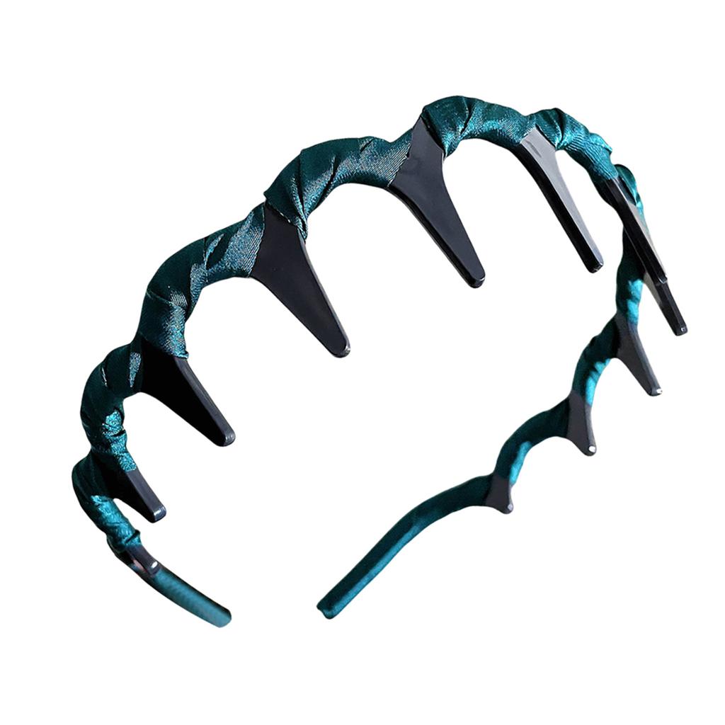 NEW High Cranium Satin Wave Headband U-Shaped Fashion Retro Hairband Non-Slip Women Hair Hoop Hair Band Accessoories Daily Use