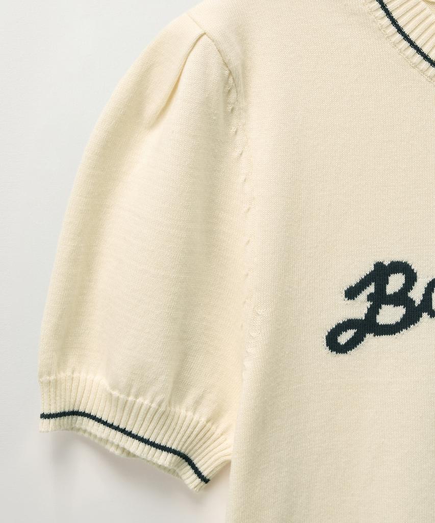 Seteo (W) Bon Voyage Puff Knit Cream Navy