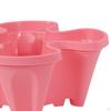 Movable Flower Pot Tray with Wheels Saucer Flexible Round Coaster Indoor E Outdoor