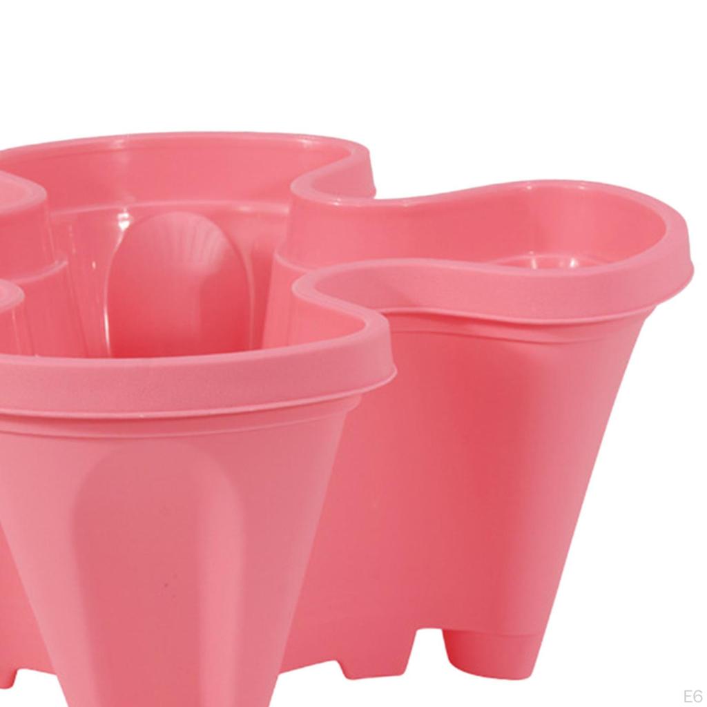 Movable Flower Pot Tray with Wheels Saucer Flexible Round Coaster Indoor E Outdoor