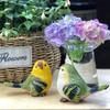 Kreative Harz-Kleintier-Gartendekorationen: Dekorative Vogel-Handarbeiten für den Hof