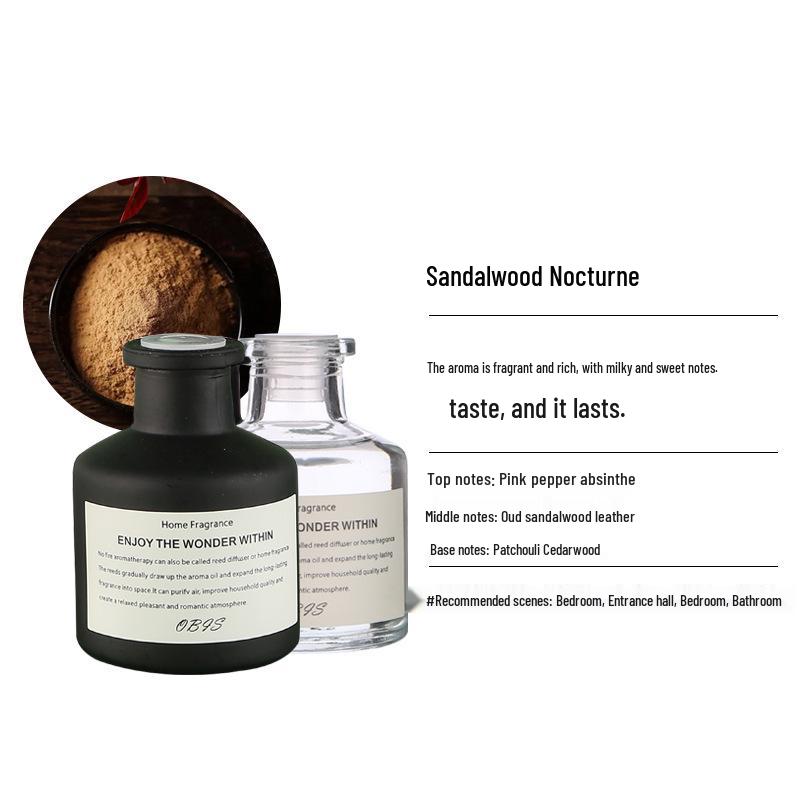 Aromatherapy Essential Oil Rattan Reed Diffuser with Tassel Design for Home & Bedroom