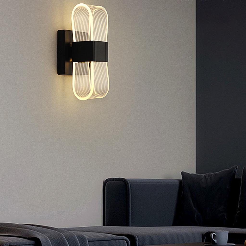 Acrylic Modern LED Wall Sconces Lamp Mounted Creative Light Stairway Hallway Cafes Fixtures for