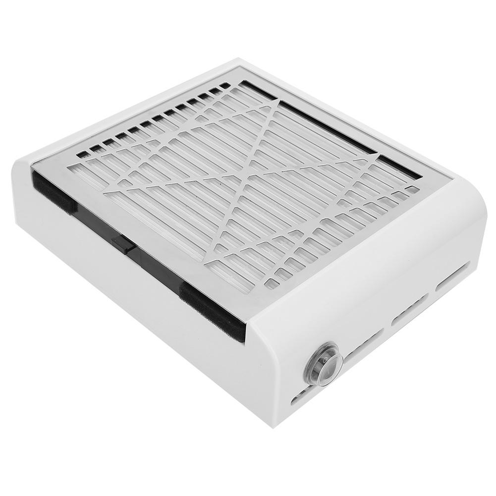 40W Nail Dust Collector Strong Suction Pull Out Filter Nail Art Vacuum Cleaner Manicure Tool