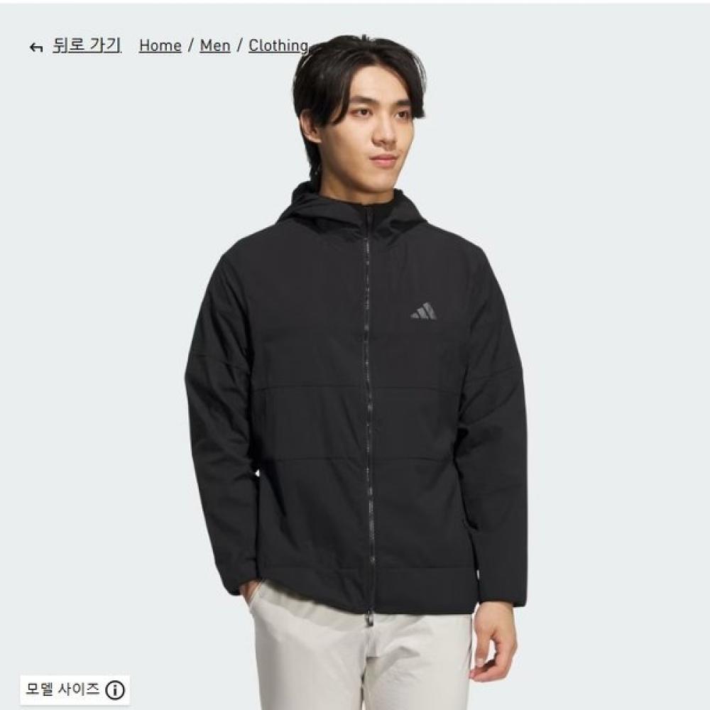 

AdidaS Golf Men S 3S Wind Jacket Black Jf6304 Black/L(100)