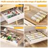 ABBP-Expandable Spice Drawer Organizer Acrylic Spice Rack Adjustable Clear Acrylic Spice Rack 1 Set