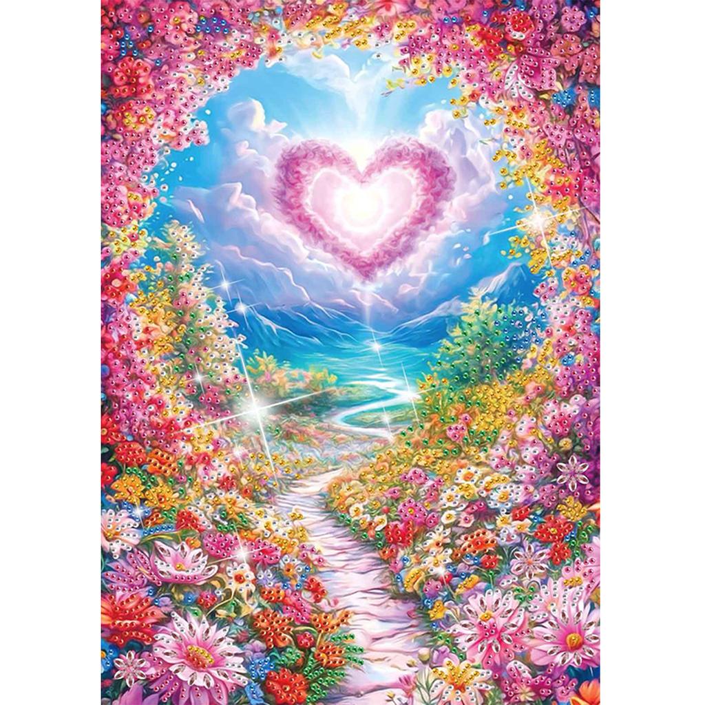 Scenery Partial DIY 5D Special Shaped Drill Diamond Painting Gem Art for Adults/Beginners Gift Idea Home Decor 30x40cm