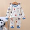 2025 Kids' Pure Cotton Underwear & Pajama Set for Boys & Girls - Autumn Wear