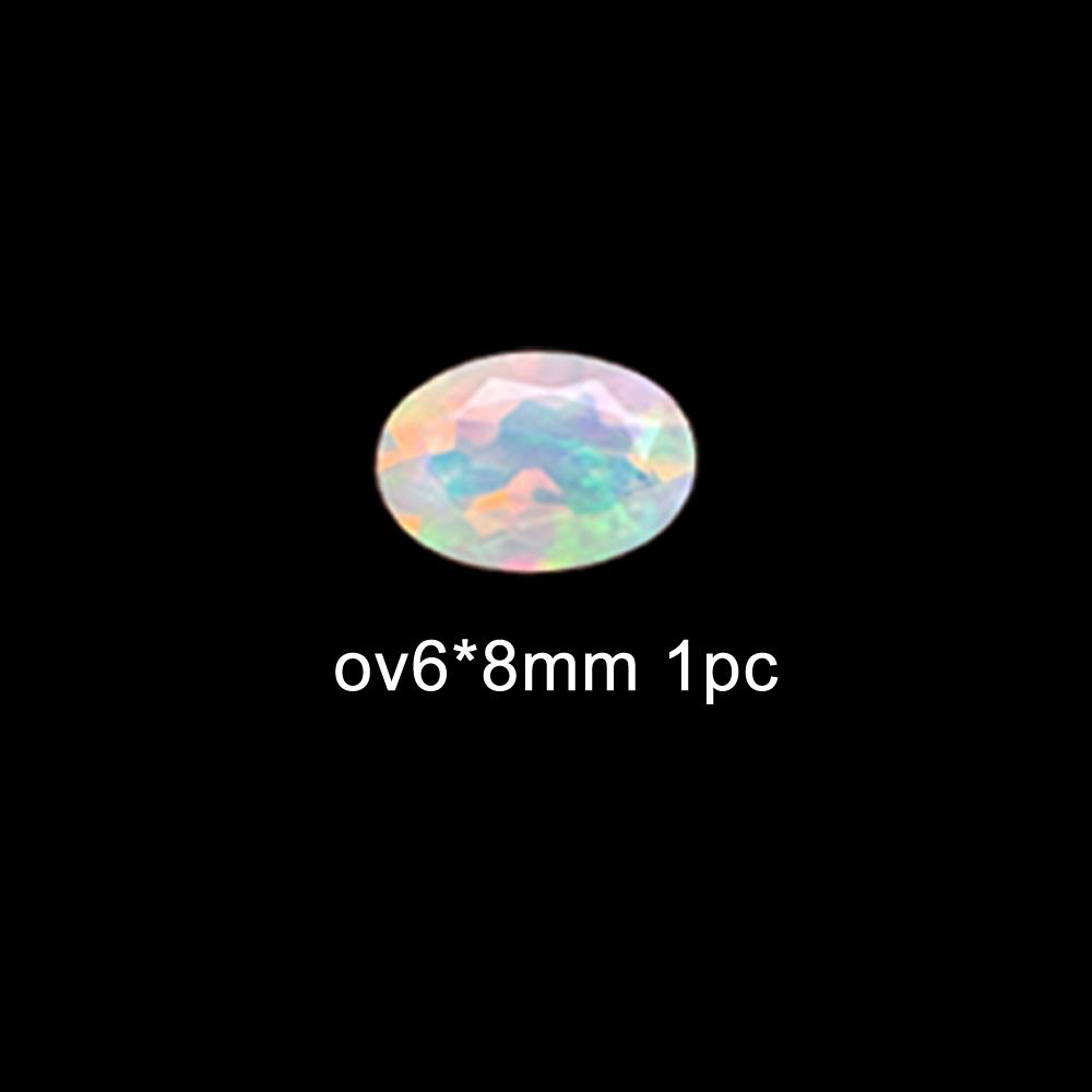 Natural Ethiopia Opal Oval Cut Loose Gemstones for DIY Silver and Gold Jewelry Making