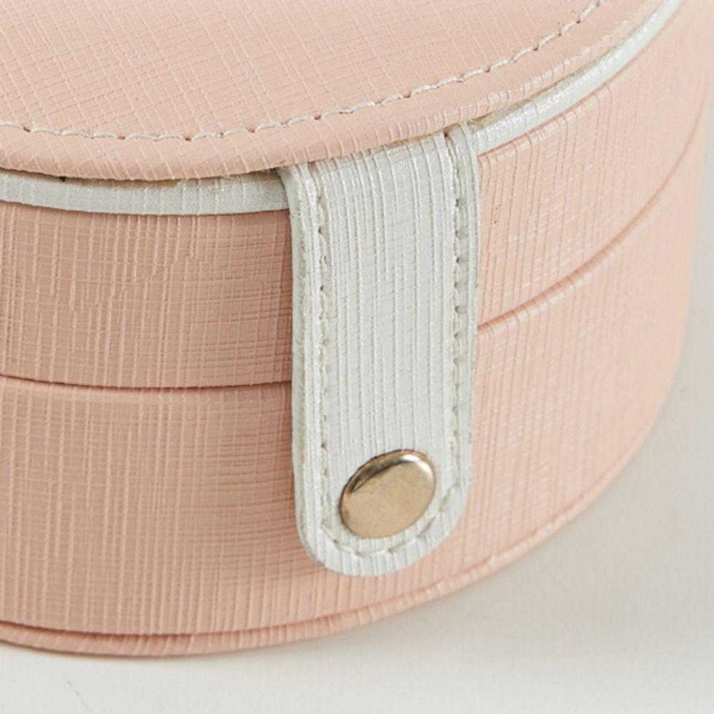 Multilayer Jewelry Packing Bag Mirror Mini Jewelry Display Box Jewelry Holder Handbag  Vacation