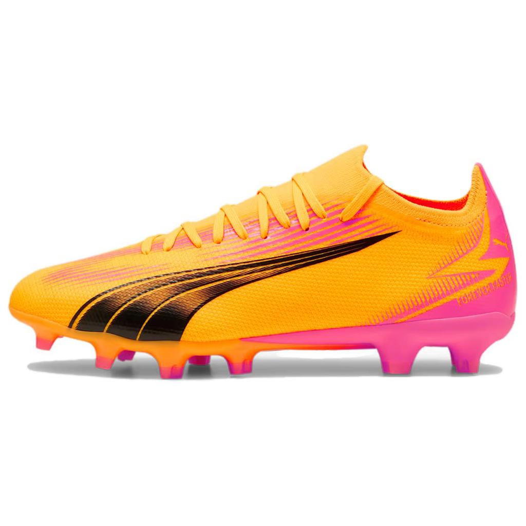 New PUMA Ultra Match AG Short Rubber Studs FG Long Rubber Studs Abrasion Resistant Soccer Shoes Unisex Orange 107754-03