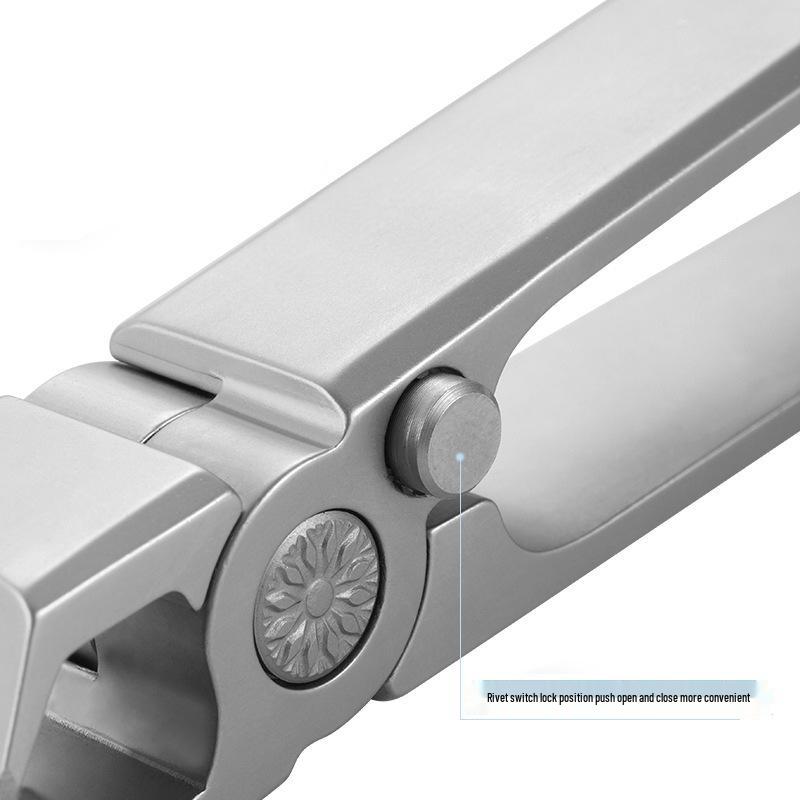 Stainless Steel Push Button Anti-Splash Nail Clippers