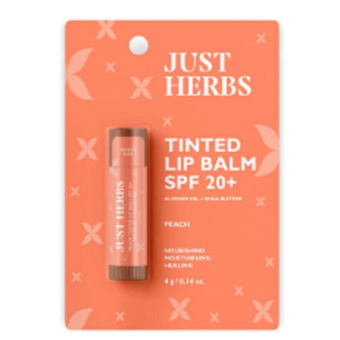 @ Just Herbs Peach Tinted Lip Balm With SPF20 4 g