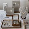 Wooden Necklace Display Stand for Jewelry Photography