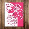 Muttertag Metall-Stanzformen Präge-Schablone Schablone Scrapbooking für Karte