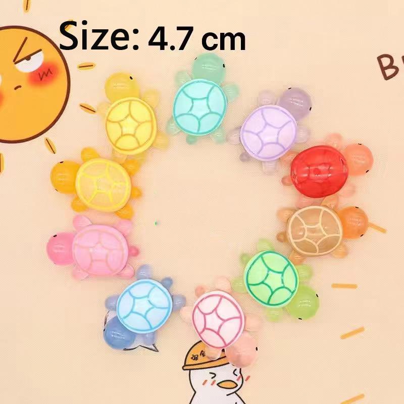 50Pcs Luminous Mini Turtles Moss Microlandscape Miniature Turtles Figurines Fairy Garden Accessorie Home Decor Glows In The Dark