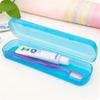 Pudełko do przechowywania na szczoteczkę do zębów w kolorze cukierkowym, etui na szczoteczkę do zębów i pastę do zębów, przenośne pudełko na szczoteczkę do zębów podróżne, akcesoria