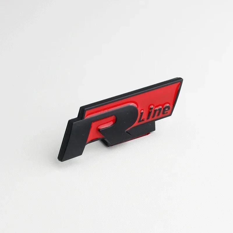 VW 2026 Hot Car Front Grille Emblem for Volkswagen Rline Polo Passat B5 B7 Golf 3 4 5 Jetta Touareg Beetle Tail Trunk Fender Bad FMPQT1