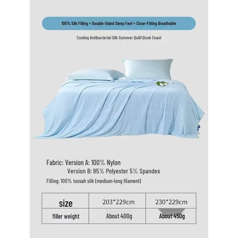 FUANNA Cooling Mulberry Silk Comforter