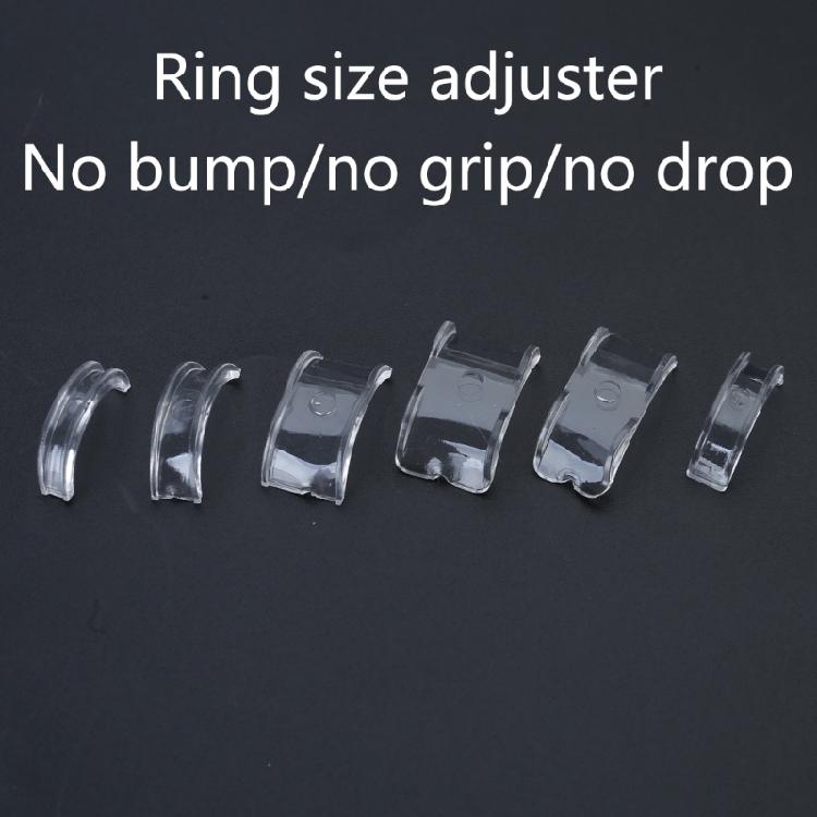 24pcs Easy To Use Silicone Ring Size Modifier for Loose Jewelry Practical Waterproof Ring Fitter Adjustable Ring Guard