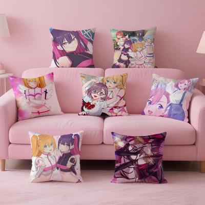 Anime Charmant 25-Dimensional Verführung Kissenbezug Kissenhülle Weicher Hautfreundlicher Stoff Komfort Verdeckter Reißverschluss