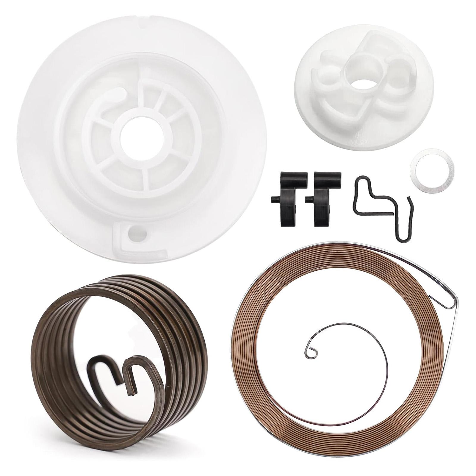 

Комплект для ремонта ручного стартера для Bg86 Bg86c Bg56 Bg56c Sh86 Sh56 Ручные воздуходувки для листьев Прочный пластик Нержавеющая сталь