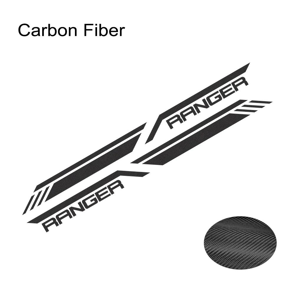 Pickup Side Sticker For Ford Ranger Raptor T6 XLT T8 T7 Car Stripes Style Decor Decal Truck Vinyl Cover Auto Tuning Accessories