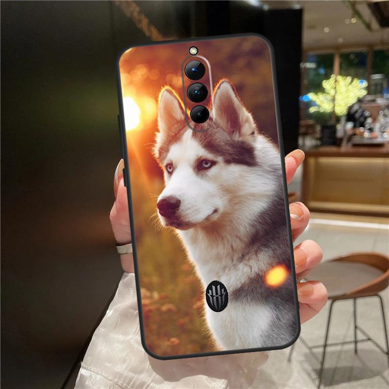 Animal Husky Puppy Case For ZTE Nubia Red Magic 10S 9S 8S 10 9 8 11 Pro Plus 6 7 6S 7S For RedMagic 10 Air Cover