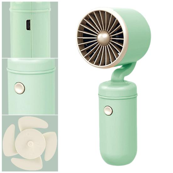 Handheld Fan with Adjustable Tilt Portable Mini Cooling Fan Long Battery Life Fast Charging Low Noise Desktop Fan for Students Travel