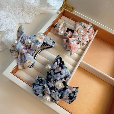 Okouzlující a elegantní látková spona do vlasů s pampeliškou, kroucená, pro ženy, vysoká kvalita, vertikální spona do culíku