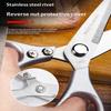 Essential 1PC Multi-Purpose Kitchen Shears Made of Stainless Steel for Heavy-Duty Poultry and Cooking Tasks