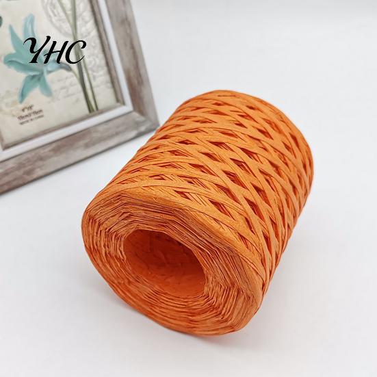 Raffia Yarn 1 Roll Decorative Widely Applied Wrapping Ribbon Gift Straw Packaging Paper for DIY