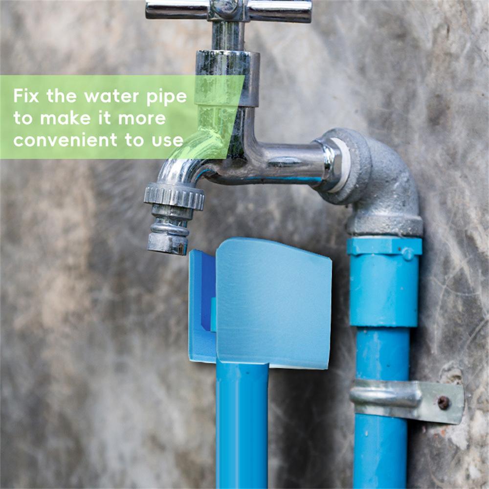 Outdoor Hose Holder Garden Wall Fence Mounted Water Pipe Fixing Plastic Bracket