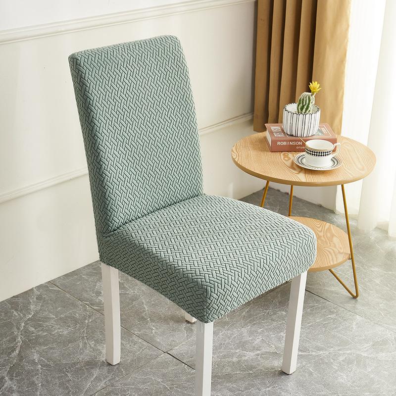Dining Table and Chair Cover Cushion Chair Back Cover Integrated Chair Cover Universal Thickened Elastic Stool Cover Set for Household Use