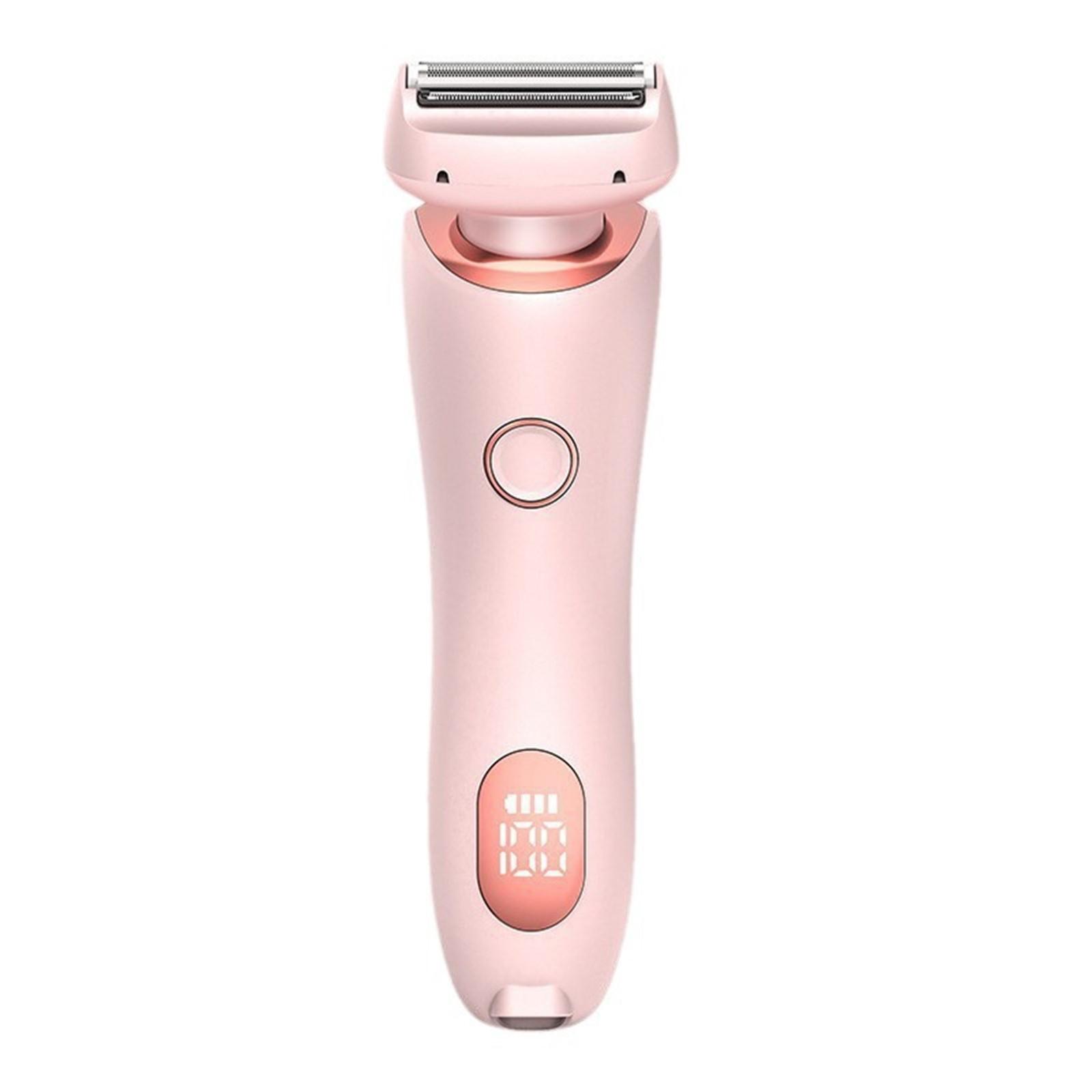 Electric Body Face Hair Remover Epilator USB Charge For Women Smooth Silky розовый