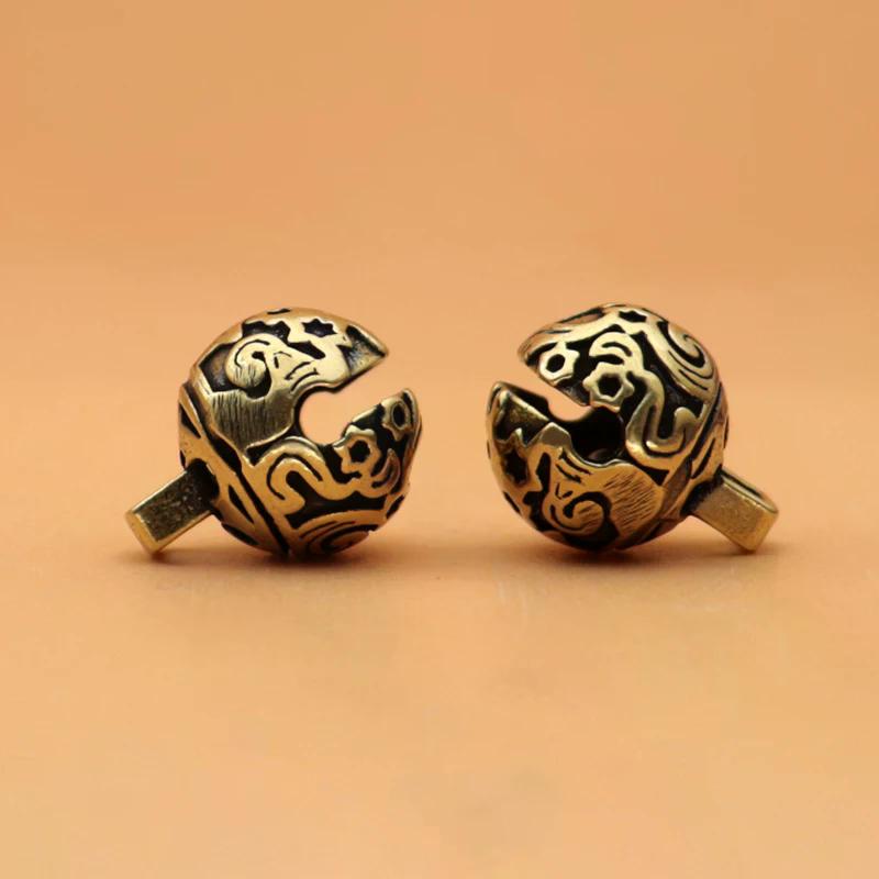 Durable Brass Retro Waist Accessories Small Bell Car Pendant For Gifts Jewelry Pendant Keychain Pendant Birthday Gift