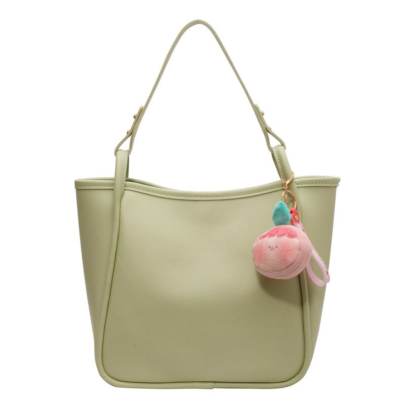 Large capacity pink bag women's new versatile fashion commuter bag casual simple shoulder bag tote bag