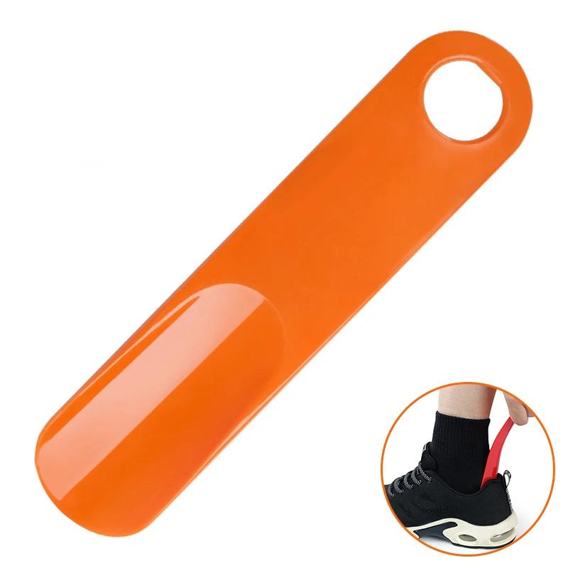 Flexible Sturdy Plastic Shoe Spoon Shoehorn Portable Shoe Lifter Helper Household Travel Wear Tool