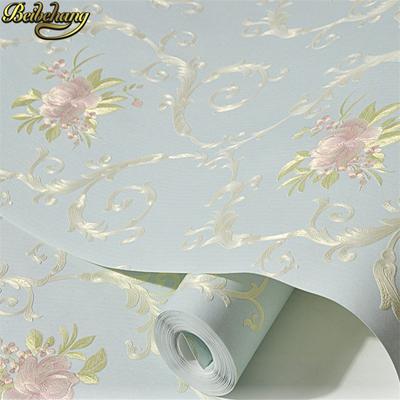 Beibehang Thicken Garden 3D Stereo Non-woven Self-adhesive Wallpaper Living Room Bedroom Background Wallpaper Papel De Parede