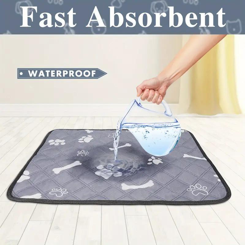 Tapis absorbant réutilisable pour chien Couche absorbante réutilisable Tapis urinaire pour animal de compagnie Tapis d'entraînement lavable pour chiot Tapis de lit pour animal de compagnie Tapis d'urine pour petit animal Tapis de couchage pour petit animal