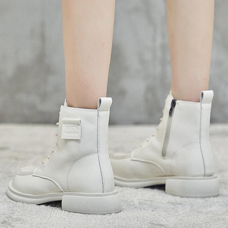 INS Trend Martin Boots Women's Fashion Casual Short Boots Comfortable Walking Boots Motorcycle Boots