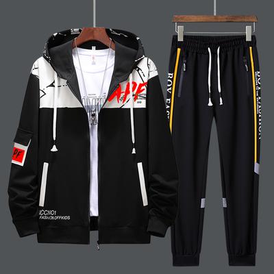 Herren-Trainingsanzüge, 2-teilige Trainingsanzüge, Herren-Strickjacke mit Reißverschluss, bedruckt, Sweatshirts, Jogginghosen, Sets, Sportbekleidung