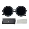 1-9 Gears Adjustable Tint Sunglasses for Men Round Polarized Sunglasses with ND Filter Lenses UV400 Shady Fishing Glasses