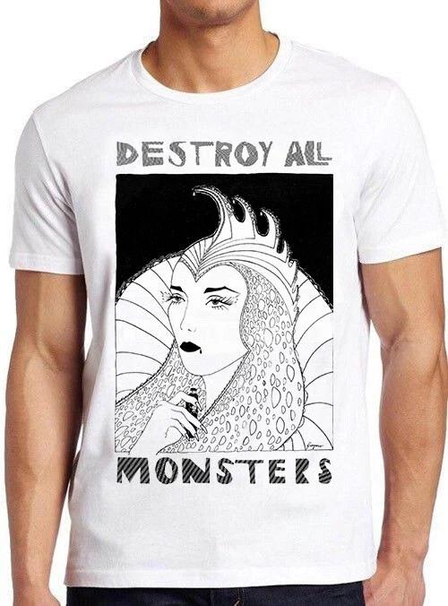 Destroy All Monsters Bored Punk Rock Retro Music Cool Gift Tee T Shirt 5005 L