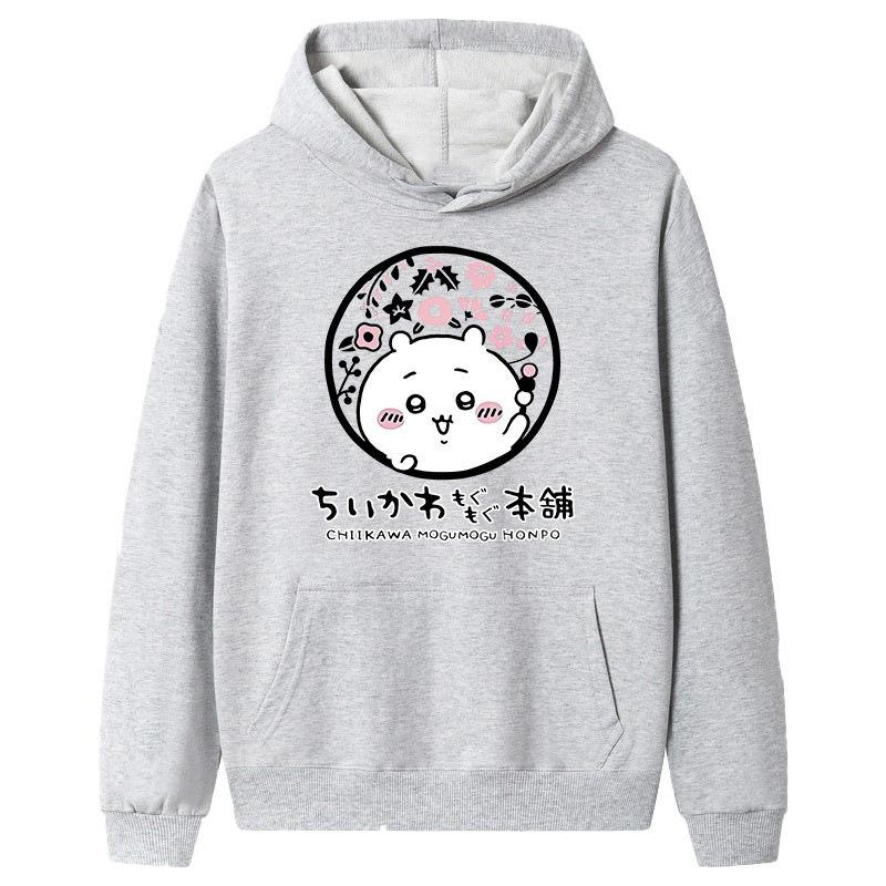New Japanese Trend Cartoon Printed Hooded Sweater Men's and Women's Loose Autumn and Winter Casual Fashion Jacket Tide
